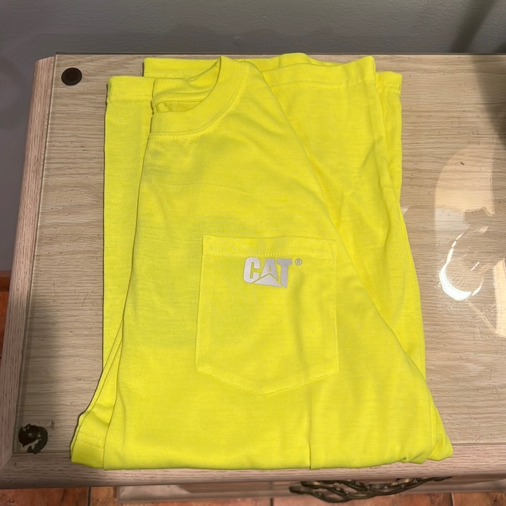 CAT High Visibility Pocket Tee Reflective Logo